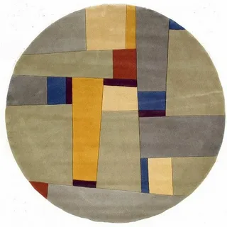 Using Round Rugs to Define Spaces in Studio Apartments